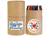 LL8905 Assorted Colour Crayons in Cardboard Tube